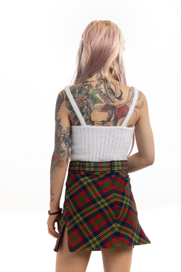 jupe tartan femme