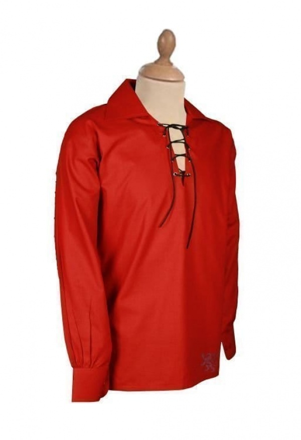 Chemise jacobine rouge de Ghillie