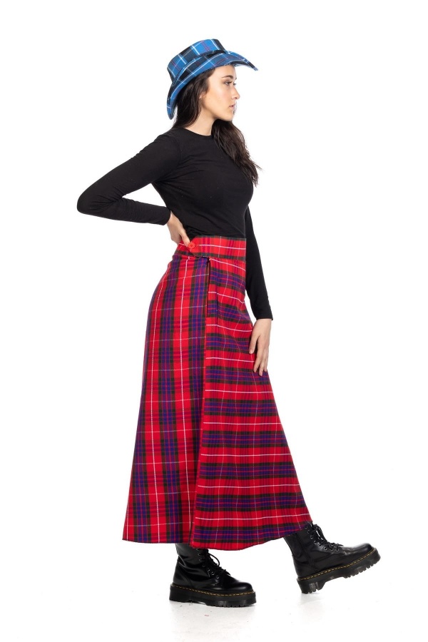 Tartan Maxi Skirt