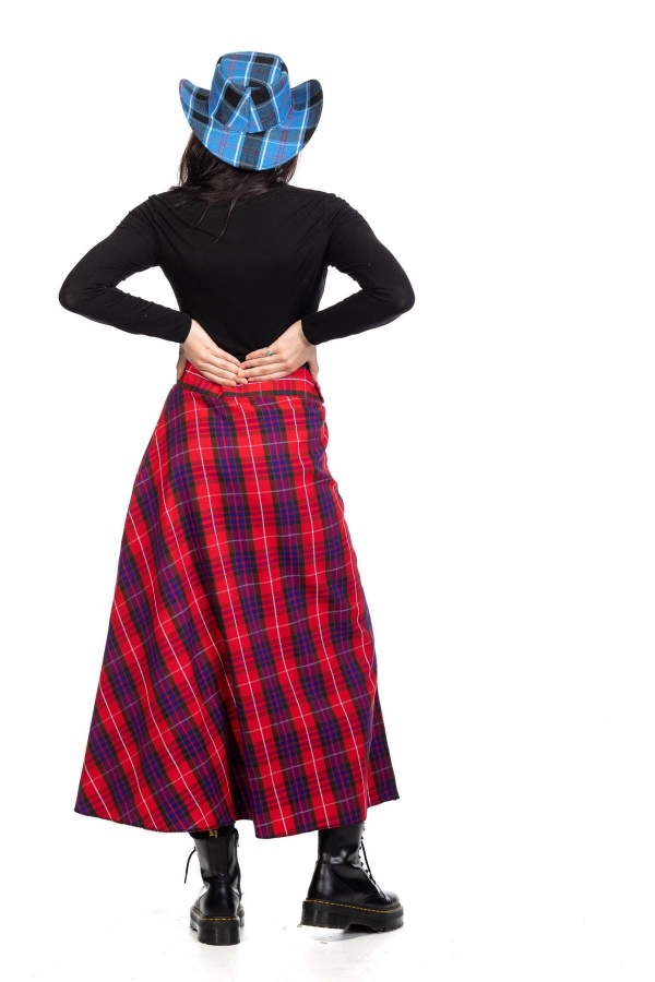 Tartan Maxi Skirt