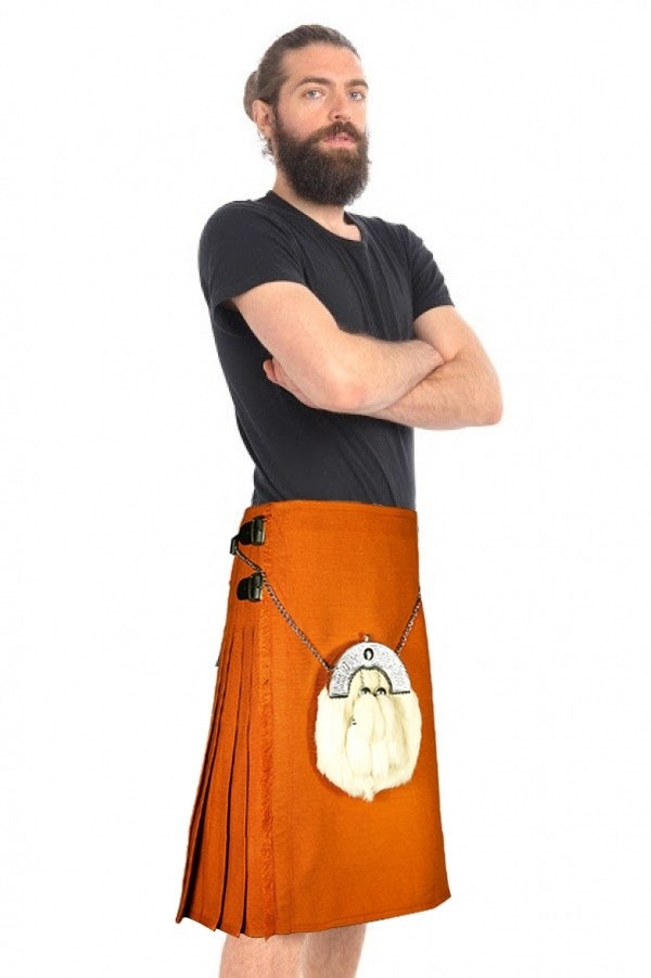 SAFFRON TARTAN KILT
