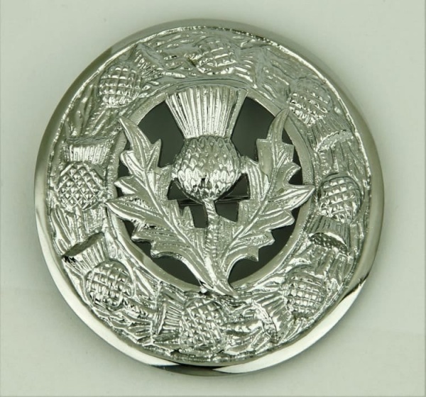 Broche écossaise de plaid de mouche de kilt de chardon