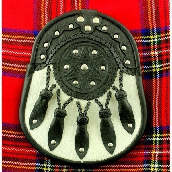 Semi Vrai Escarcelle En Cuir De Robe