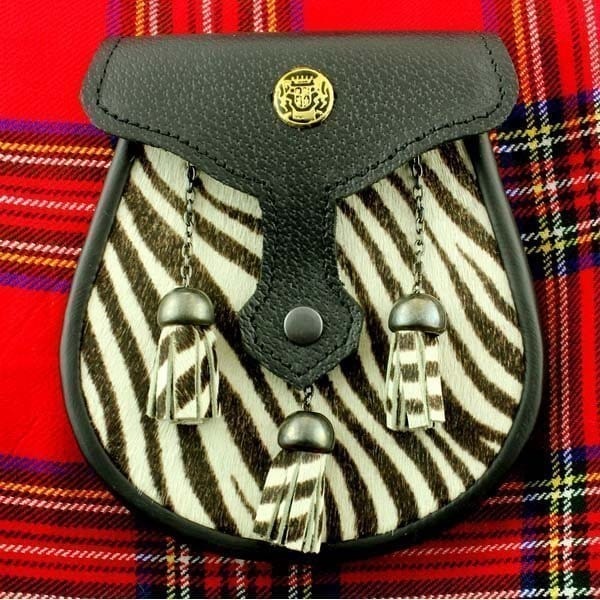 Semi escarcelle de zèbre de robe