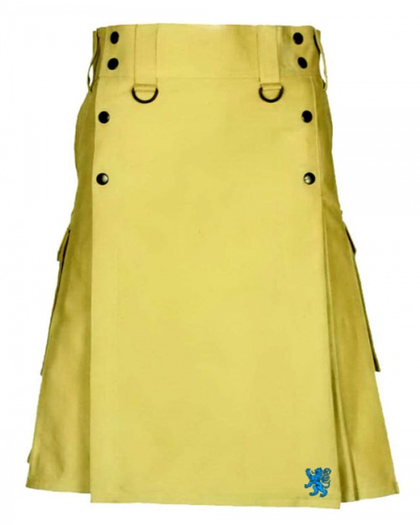 Kilt De Poche Fait En Slash Pour Hommes Élégants