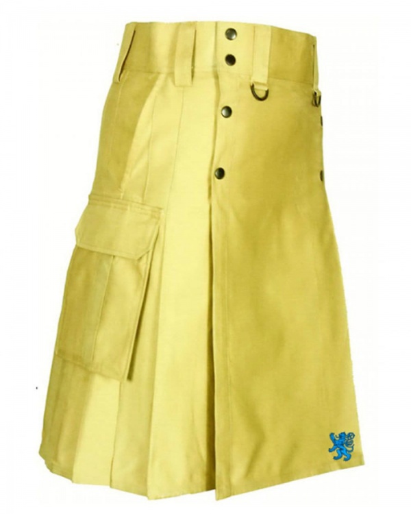 Kilt De Poche Fait En Slash Pour Hommes Élégants