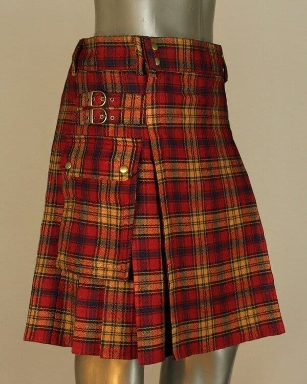 Kilt Contemporain En Tartan Rourke Frew