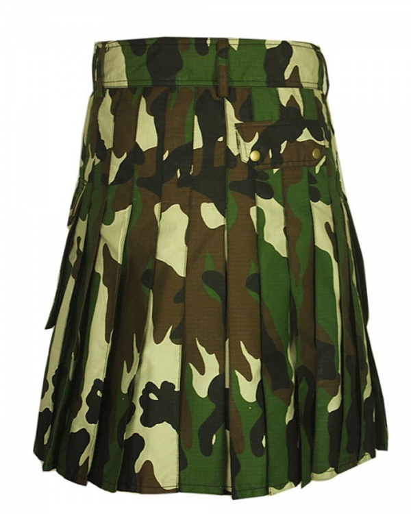Kilt Armée De Camouflage Des Bois