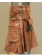 Kilt En Cuir Celtique Avec Sporran En Cuir