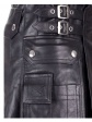 Kilt En Cuir Avec Doubles Poches À Charge